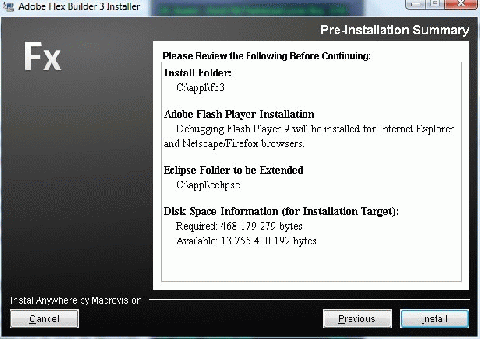 Choix d'installation